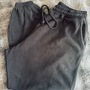 Missguided Black Jogger Sweatpants Size US 10 (M/L) Cozy Lounge Pants